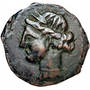 Carthaginian Empire, Sardinia, AE Shekel, circa 264-241 BC