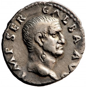 Galba, AR Denarius, Rome, June AD 68 - January AD 69