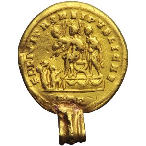 Constantine I, AV Solidus, Trier, 312-313