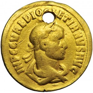 Dioklecjan, aureus, Kyzikos, 286-287