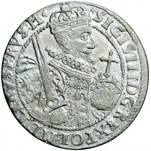 Poľsko, Žigmund III, Koruna, ort 1622, mens. Bydgoszcz - BEZ OZDOBY