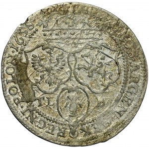 Polska, Jan Kazimierz, Korona, szóstak 1658, men. Kraków