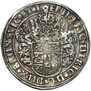 Německo, Brunswick-Lüneburg, Frederick Ulrich, thaler 1614, men. Zellerfeld nebo Goslar, Heinrich Oeckeler