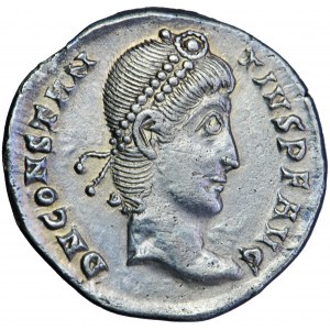 Constantius II, AR Siliqua, Thessalonica, 351-355