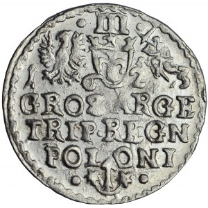 Polen, Sigismund III., Krone, Trojak 1623, Männer. Krakau