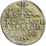 Poľsko, Žigmund III, Koruna, trojak 1621 (?), mens. Krakov - BEZ poslednej číslice v dátume