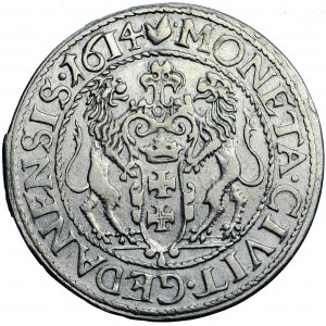 Polen, Sigismund III., Danzig, ort 1614, Männer. Gdańsk