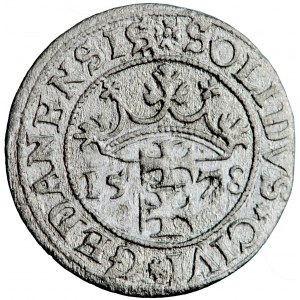 Poland, Stephen Bathory (Báthory), Gdańsk, shilling 1578, Gdańsk mint