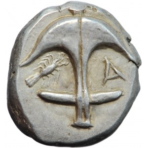 Thrace, Apollonia Pontika, AR Drachm, circa 425-325 BC