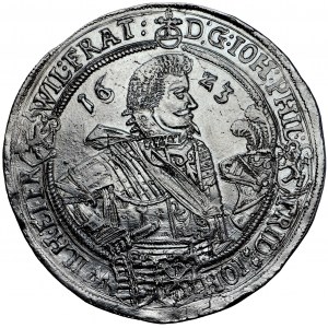 Germany, Saxony-Altenburg, John Philip I, Frederick VIII, John William IV and Frederick William II, thaler 1623, Saalfeld mint