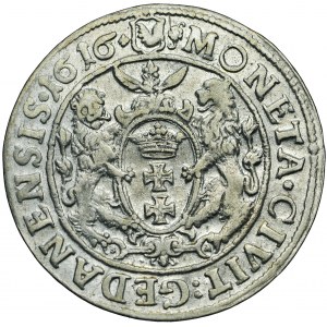Poland, Sigismund III, Gdańsk, ort 1616, Gdańsk (Danzig) mint