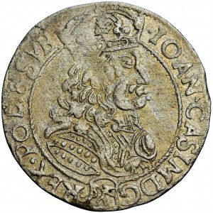 Polsko, Jan Kazimierz, koruna, šestipence 1667 - FALEŠNÁ ÉRA