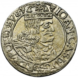 Poland, John Casimir, Crown, szóstak (sextuple groschen) 1661, Leopol (Lviv) mint, G.B. Amoretti