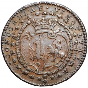 France, Louis XIV, jeton on awarding the Orders of Michael and the Holy Spirit to King John III of Poland, n.d. (1675/6), Montpellier mint