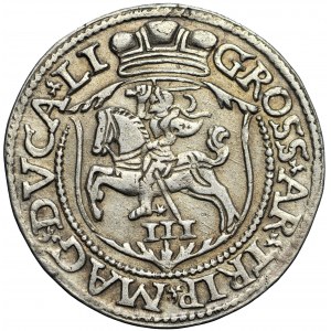 Lithuania, Sigismund II Augustus, trojak (triple groschen) 1564, Vilna (Vilnius) mint