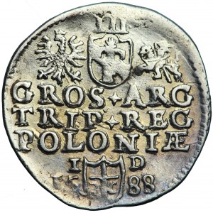 Poland, Sigismund III, the Crown, trojak (triple groschen) 1588, Olkusz mint