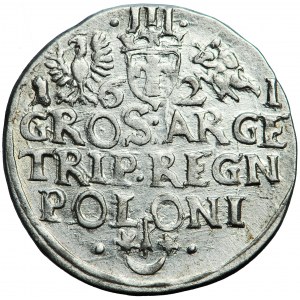 Poland, Sigismund III, the Crown, trojak (triple groschen) 1621, Cracow mint