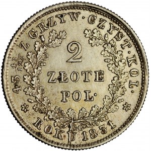 Poland, November Uprising, 2 zlotys 1831, Warsaw mint