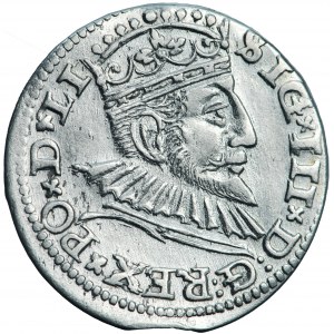 Poland, Sigismund III, Riga, trojak (triple groschen) 1592, Riga mint