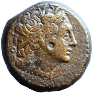 Ptolemaic Kingdom, AE Obol, Ptolemy III, Kyrene, 246-222 BC