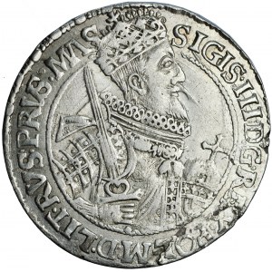 Poland, Sigismund III, the Crown, ort 1621, Bydgoszcz mint