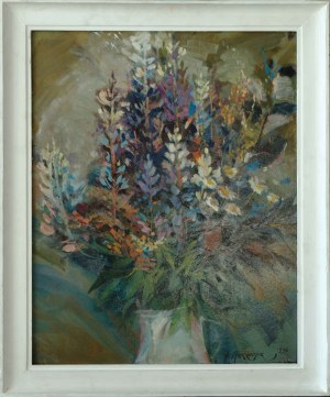 Halina Maszkiewicz, Kwiaty w wazonie, 1996