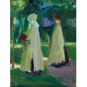 Henryk Hayden (1883 Warschau - 1970 Paris), Frauen im Garten (Spacer), ca. 1904-1906