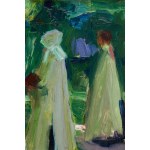 Henryk Hayden (1883 Warszawa - 1970 Paryż), Kobiety w ogrodzie (Spacer), około1904-1906