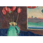 Henryk Hayden (1883 Warszawa - 1970 Paryż), Tulipany w zielonym wazonie (Tulipes au pot vert), około1908