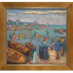Henry Hayden (1883 Warsaw - 1970 Paris), July 14 in Doëlan (Sea Feast), 1909