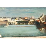 Henryk Hayden (1883 Warsaw - 1970 Paris), Port of Dieppe (Le port de Dieppe), 1934