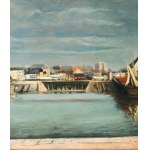 Henryk Hayden (1883 Warszawa - 1970 Paryż), Port w Dieppe (Le port de Dieppe), 1934