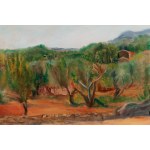 Henryk Hayden (1883 Warszawa - 1970 Paryż), Gaj oliwny w Roussillon d’Apt, około1943
