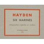 Henry Hayden (1883 Warsaw - 1970 Paris), Six Marines portfolio, 1948