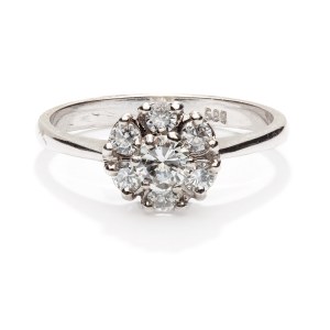Diamond ring XX/XXI century, jewelry