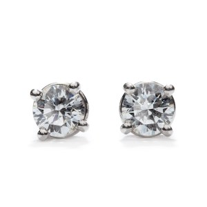 Earrings with diamonds early 21st century jewelry