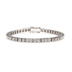 Tennis bracelet with diamonds early 21st century, jewelry