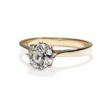 Diamond ring 2nd half of 20th century, jewelry