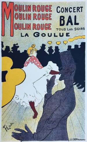 Henri de Toulouse-Lautrec, Les Affiches de Toulouse-Lautrec, Wyd. Edouard Julien, Andre Sauret Published by Andre Sauret, Monte Carlo, 1951