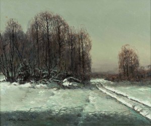 Wiktor Korecki (1890 -1980), Las zimą