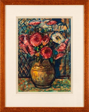 Alfred Lenica (1899 - 1977), Kwiaty w wazonie