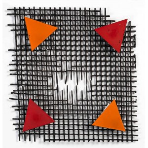 Gerard Jürgen Blum-Kwiatkowski (1930 - 2015), Spatial object with colorful triangles
