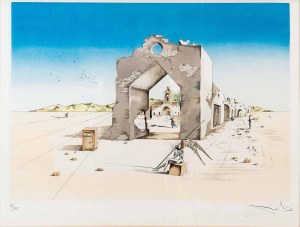 Salvador Dalí (1904 - 1989), Paranoid Village, 1984.