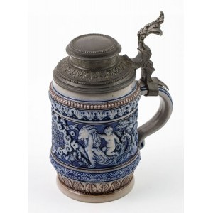 KUFEL DO PIWA, Niemcy, Grenzhausen, Merkelbach & Wick, 1880 - 1920