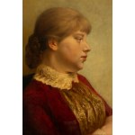 Maurycy Gottlieb (1856 Drohobycz - 1879 Krakau), Porträt einer jungen Frau, 1875