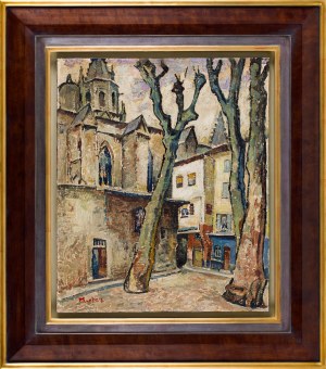 Maria Melania Mutermilch Mela Muter (1876 Warsaw - 1967 Paris), St. Peter's Basilica in Avignon, 1940s.