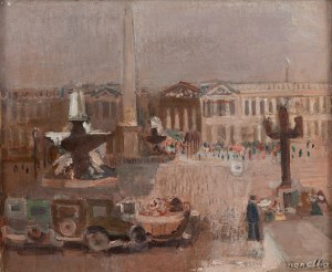 Rajmund Kanelba (Kanelbaum) (1897 Warszawa - 1960 Londyn), Place de la Concorde w Paryżu