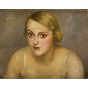 Leonid Frechkop (1897 Moskau - 1982 Brüssel), Porträt einer jungen Frau, 1933
