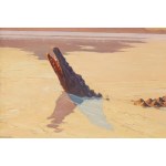 Adam Styka (1890 Kielce - 1959 New York), And the crocodile calmly sailed away, pre-1923