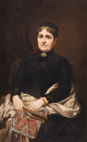 Stanisław Jakub Rostworowski (1858 Kowalewsczyzna - 1888 Kraków), Portret księżnej Łubieńskiej, 1883
